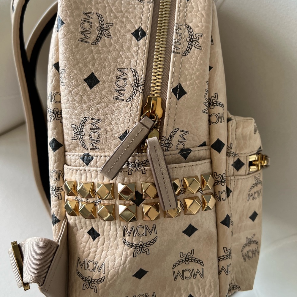 Mcm Stark Side Stud Backpack - image 6